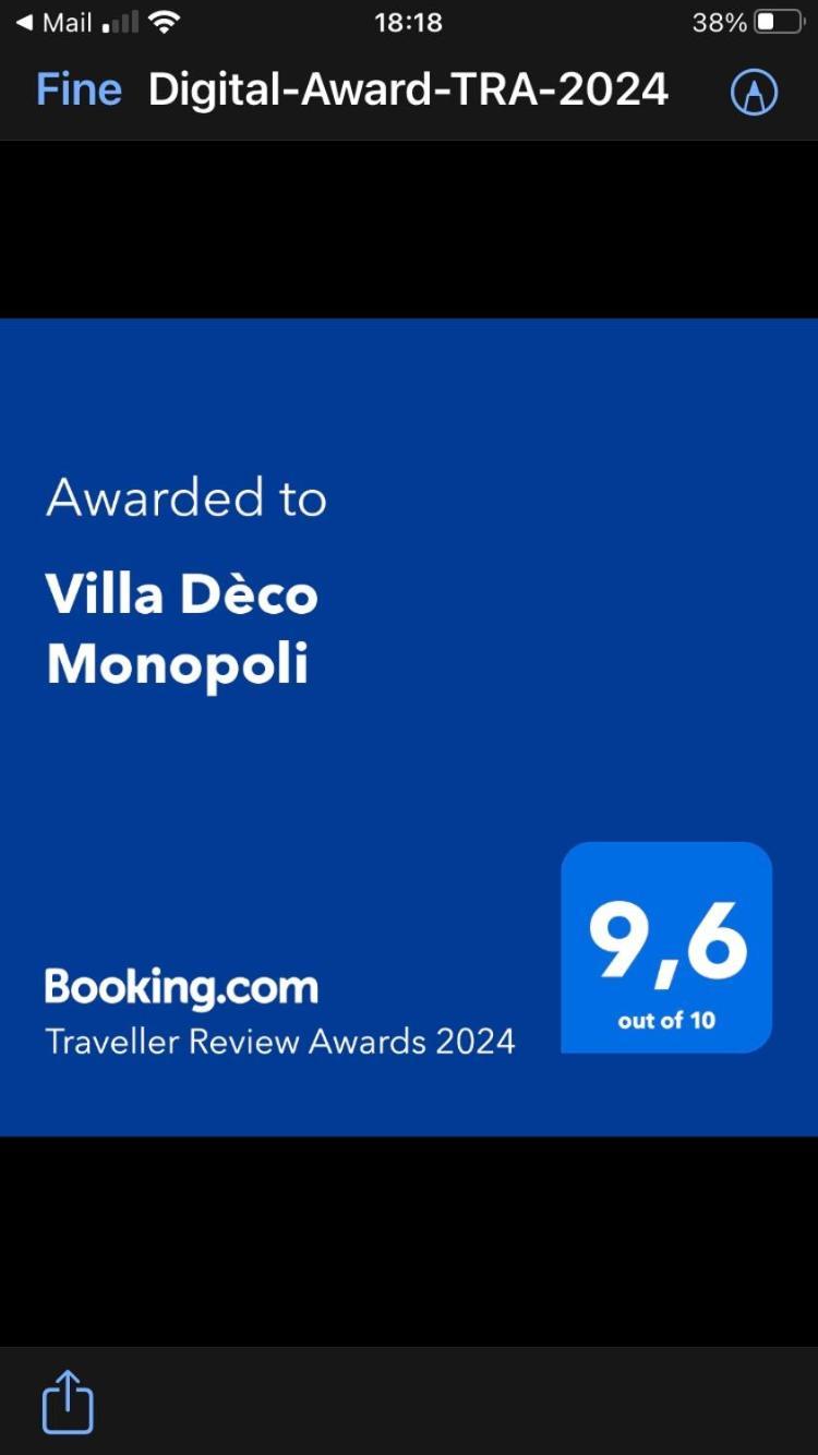 Villa Deco 莫诺波利 外观 照片
